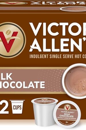 Victor Allen's Coffee Milk Chocolate Hot Cocoa SSC, 42 Count, Single Serve K-Cup Pods for Keurig K-Cup Brewers