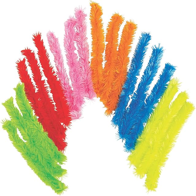 The Thick Chenille Stems - 24 Pieces