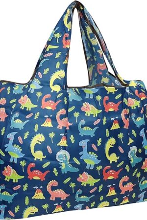Allydrew Large Foldable Tote Nylon Reusable Grocery Bags