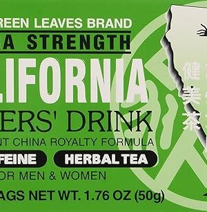 1 BOX CALIFORNIA DIETERS' DRINK EXTRA STRENGTH TEA 1.76 OZ
