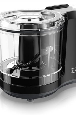 BLACK+DECKER 1.5-Cup Electric Food Chopper, One Touch Pulse, 150W Motor, Stay-Sharp Blade, Dishwasher Safe