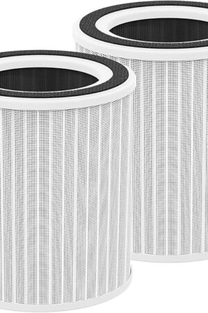 Air Purifier Replacement Filter - HEPA Filter H13 Compatible, High-Efficiency Air Purifier Filter for Clean Air, Dust, Pollen, and Pet Dander (2Pack)