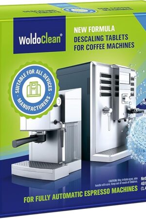 Coffee Machine Cleaner and Descaling Tablets - for 40 uses compatible with Keurig, Nespresso, Ninja, Delonghi, Miele & Coffee Maker Pot