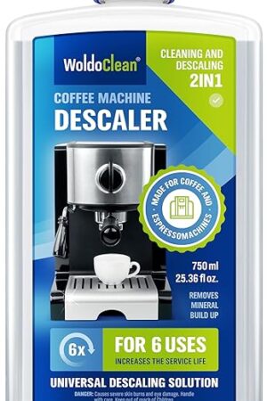 Descaler Solution for Coffee Maker 25.4 oz (6 uses) - compatible with compatible with Keurig, Nespresso, Breville, Ninja, Cuisinart