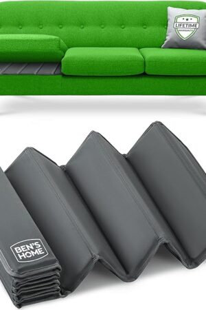 BEN'SHOME® Couch Cushion Support for fix Sagging Seats - Heavy Duty Solid .5" Wood Sofa Support Board | Adjustable 58"-67" x 19.7" Under Cushion Insert | Non-Slip Furniture Saver | 400 LB Capacity