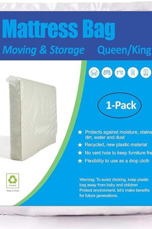 ComfortHome Mattress Bag for Moving and Storage, Queen and King Size, 1 Pack