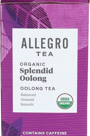 Allegro Tea, Organic Splendid Oolong Tea Bags, 20 ct