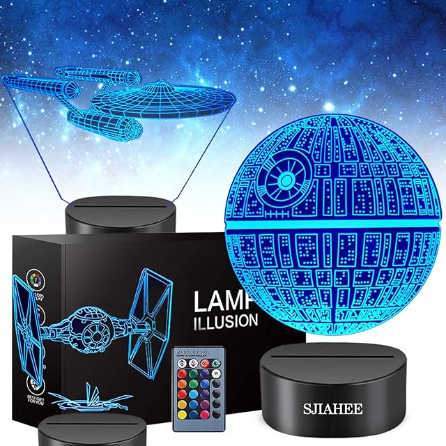 3D Star Wars Lamp Night Light 16 Color Changing