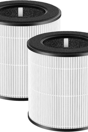 D10 Replacement Filter Compatible with Tailulu D10 Air Purifier, 3-in-1 HEPA D10 Replacement Filter, 2 Pack