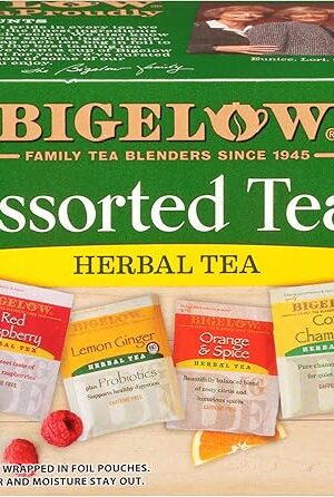 Bigelow Herbal Teas Six Flavor Assortment, 18 bags
