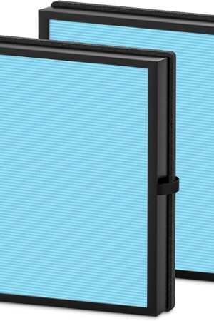 2 Pack MK04 Air Filter Replacement for AROEVE MK04 MG04JH DH-JH04 Air Puri-fier, 4-Layers Premium Filter for Dust, Pet Dander, Smoke for Bedroom and Office Standard Version, Replaces Part# MK04LX