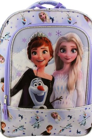 Disney Frozen 'On the Journey' 16 inch Backpack (Purple, One Size)