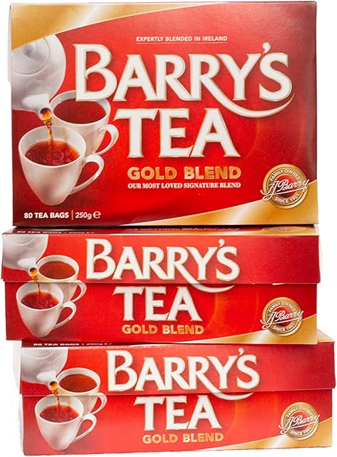 Barry's Tea Gold Blend 80ct 3-Pack (240 Teabags), Direct from Barry's Tea in Ireland