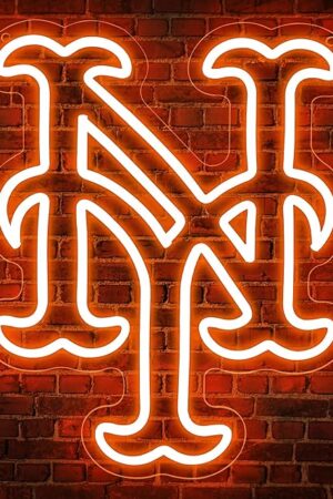 Baseball Neon Sign for Wall Decor Baseball Sport Team LED Neon Light for Man Cave Dormitory Bar Club Birthday Gifts for Sport Fans USB Powered(ZKXD314)