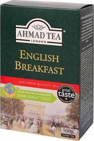Ahmad Tea Black Tea, English Breakfast Loose Leaf, 500 Gram Box
