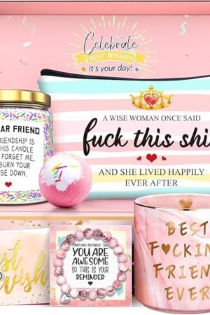 Birthday Gifts for Women Best Friends Friendship Gifts for Women Funny Gifts for Female BFF Female Bestfriend Bestie Scent Candles Coffee Mug Gifts for Friends Her Sister