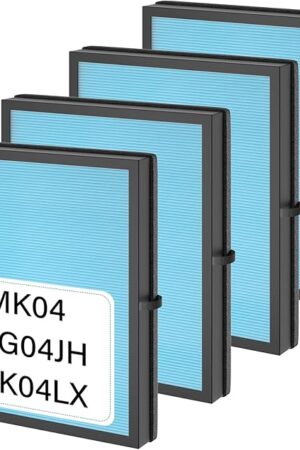 4 Pack MK04 Air Filter Replacement For AROEVE MK04 MG04JH Air Puri-fier Model DH-JH04. 4-Layers True HEPA Filter Replacement For MK04 MG04JH Air Puri-fier - Standard Version. Compare to Part# MK04LX