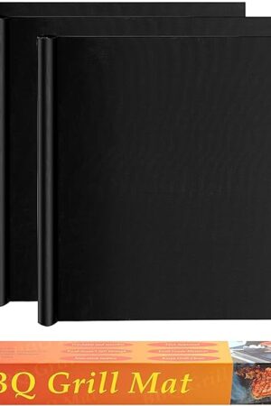 3 Pack Oven Liners for Bottom of Oven,Resuable Large Thick Heavy Duty Oven Mat Set,Non Stick Oven Mats for Bottom of Electric Oven Gas Oven Toaster Oven Microwave Grill,Free Heat Resistant Baking Mat