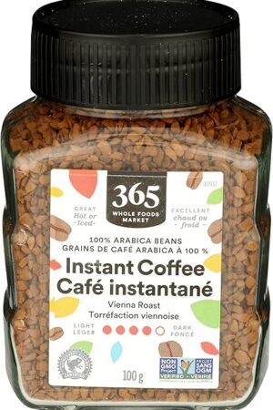 365 by Whole Foods Market, Instant Coffee, Dark Roast, 3.5 Ounce