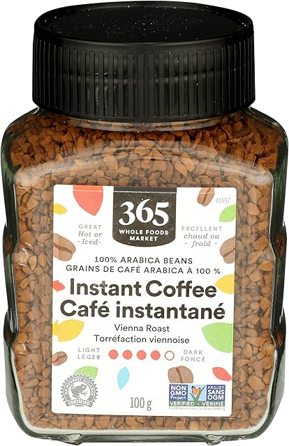 365 by Whole Foods Market, Instant Coffee, Dark Roast, 3.5 Ounce