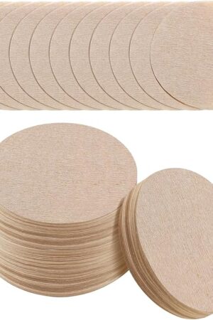 600 PCS Unbleached Coffee Filters compatible with Aeropress Coffee Maker Replacement Round Coffee Filters Disposable Paper Filters