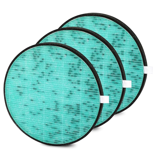 Air Purifier Replacement Filter, Filter Replacement Compatible with HomBreez Air Purifier (WG-03/WG-03-S), F-WG, 3 Pack