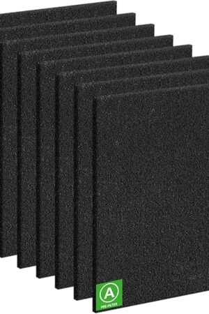 8 Pack HPA300 Pre Filter A, HRF-A300 Pre Kit Filter for Honeywell HPA300 Air Purifier, Precut Activated Carbon Prefilter for HPA300, HPA304, HPA3300, HPA5300, HPA8350 Series