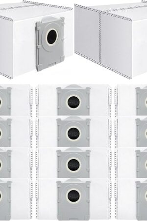 14Pcs Dust Bags,Compatible with Ecovacs Deebot X8 Pro Omni/T50 Pro Max Omni/T80 Omni/Yeedi S14 Plus, 3.5L Large Capacity Disposable Replacement Bags