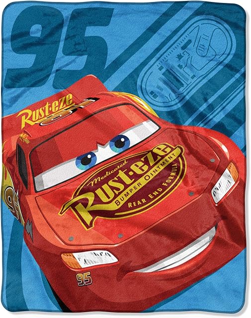 Cars Lightning McQueen Fleece Throw Blanket 40" x 50"