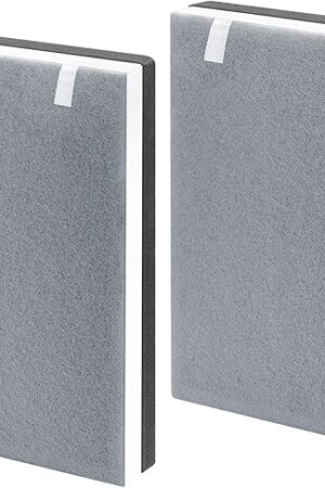 2 Pack Vital 100 Replacement Filter Compatible with LEVOIT Vital 100 Air Purifier, High-Efficiency Activated Carbon Filter Set, Part Number 100-RF