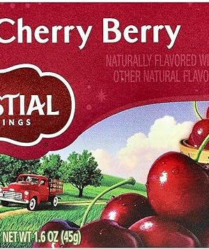CELESTIAL SEASONINGS HERB Tea,BLK Cherry Berry, 20 Bag (Pack of 3)