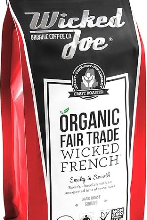 Wicked Joe Coffee Wicked French Ground, 12 oz, Red