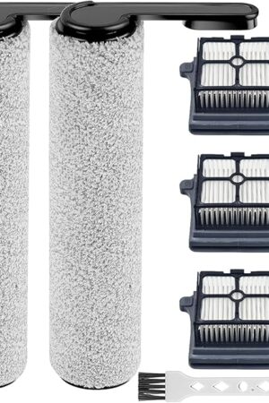 Brush Roller&Filter Replacement Compatible for Tineco Floor ONE S6/S7 Pro Smart Cordless Wet Dry Vacuum Floor Cleaner