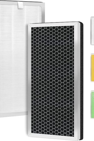 40 Filter, Compatible with MA Series 40 Air Purifier, 3-in-1 Composite Filtration with H13 HEPA, Activated Carbon, Pack of 2