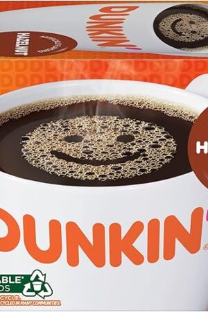 Dunkin' Hazelnut Flavored Coffee, 10 Keurig K-Cup Pods