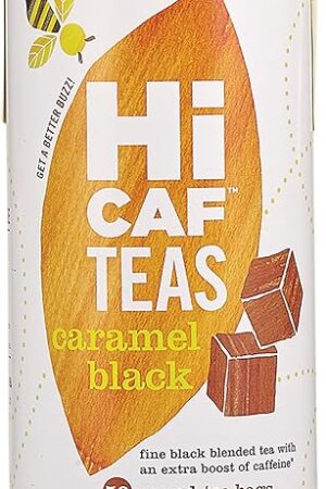 The Republic of Tea — HiCAF Caramel Black Tea, 50 Tea Bags, High in Caffeine