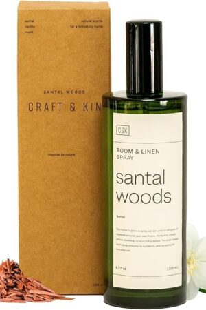 Craft & Kin Santal Woods Long-Lasting Room Spray Pillow Spray