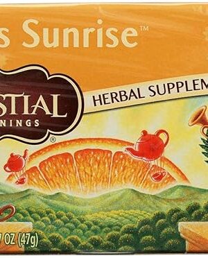 Celestial Seasonings Citrus Sunrise Herbal Supplement Tea, 20 Count