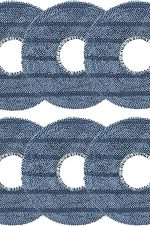 6-Pack C20 Mop Pads Compatible with Eufy Robot Vacuum Omni C20 – Washable Microfiber Mopping Cloth Refills, Reusable Replacement Pads for C20 Omni Floor Cleaner