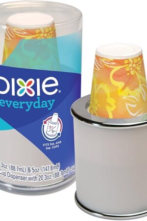 Dixie Disposable Paper Cup Dispenser, For 3 Ounce or 5 Ounce Bath Cups