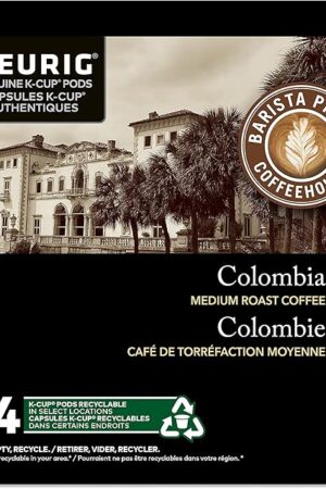 Barista Prima Coffeehouse Coffee, Keurig K-Cups, Colombia, 24- Count