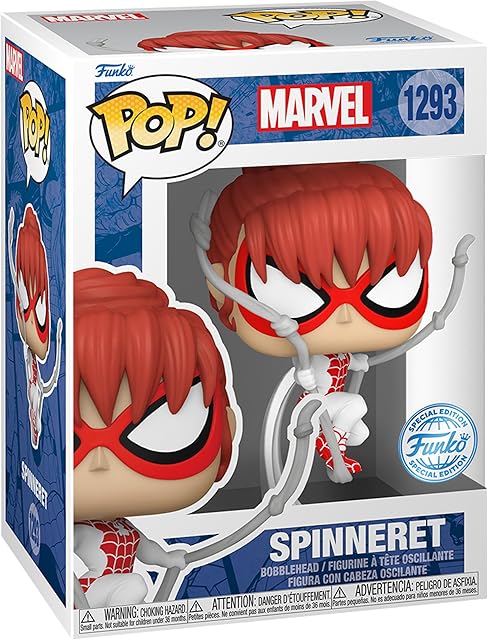 The Funko Pop! Marvel: Spider-Man - Spinneret Special Edition Multicolor Exclusive #1293