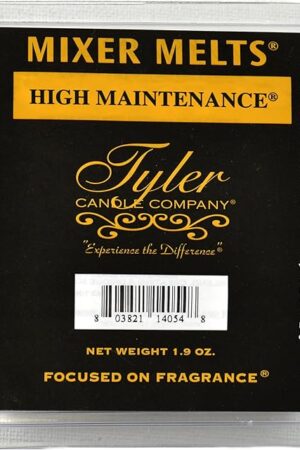 1 X High Maintenance Fragrance Scented Wax Mixer Melts by Tyler Candles