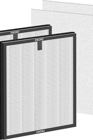 APPLIANCEMATES HY4866 HEPA Filter Replacement for MORENTO HY4866 Air Purifier and YIOU M1 Air Cleaner Purifier, 3-in-1 H13 True HEPA Activated Carbon Filter,Enhanced Version