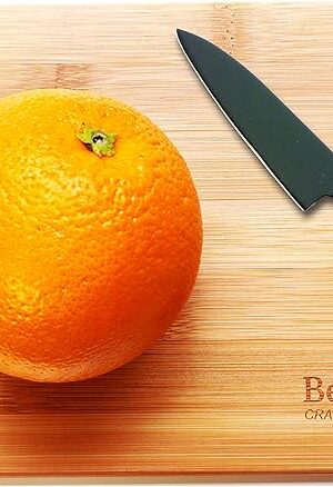 2 PCs Berkvee Small FSC-CERTIFIED Bamboo Wood Cutting Board Set – Mini Lightweight Wooden Cutting Board- BPA Free