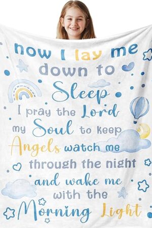 Baptismal Blanket Soft Throw 40"x50"