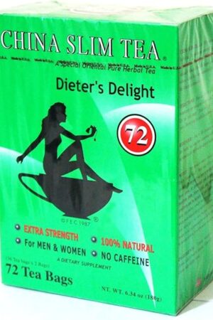 China Slim Tea Dieter's Delight, 72 Tea Bags, 6.34 OZ (180 g) | Made in USA