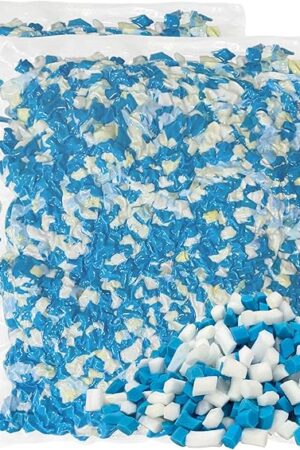 10 LBS Shredded Memory Foam Filling, Bean Bag Filler, Added Gel Particles Comfortable and Soft,Very Suitable for Filling Bean Bags, Pillows,Dog beds, Sofa Mats