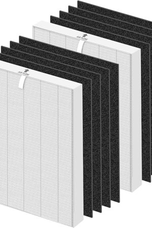 C535 Replacement Filter for Winix 115115 HEPA Filter Replacement Winix 5300-2, 6300-2 Air Purifier, 2 H13 True HEPA Filter + 8 Activated Carbon Pre-Filters by APPLIANCEMATES
