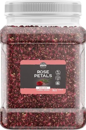 Birch & Meadow 4 Cups of Rose Petals, Edible, Teas, Soaps